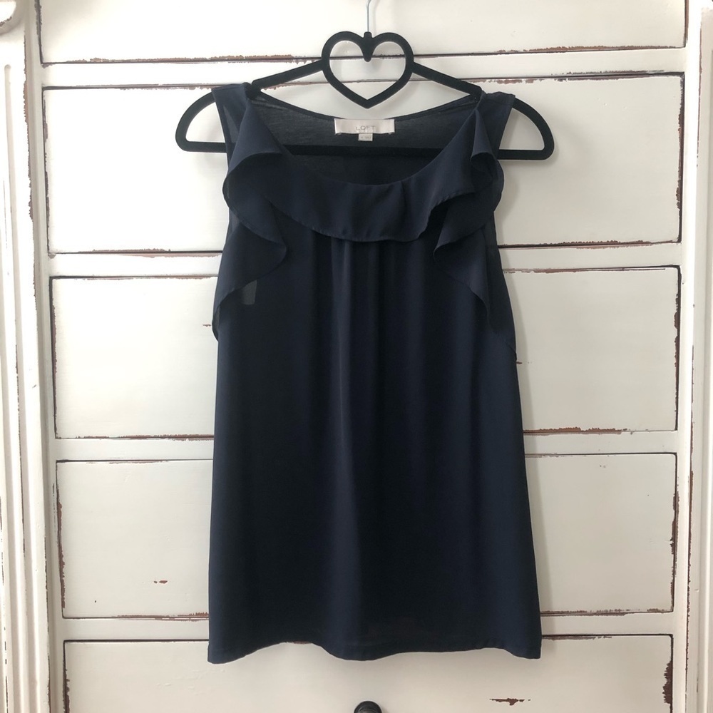Loft Sleeveless Blouse - M - Picture 3 of 10
